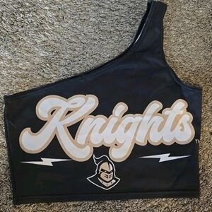 UCF Knights Black One-Shoulder Top